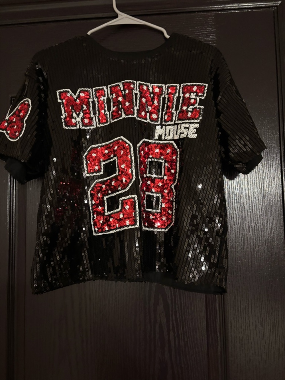 Super sparkly Minnie Mouse jersey - Picture 2 of 2